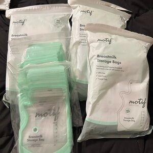 Motif Medical Breastmilk Storage Bags - Mint Green (Pack)